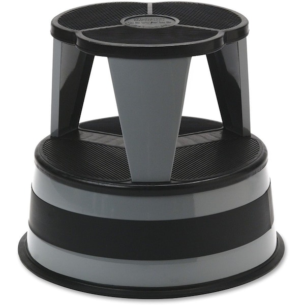Original All-steel Kik-Step Stool, 2 Steps, 350 lb Load Capacity, 14" Overall Height, Vinyl; Steel